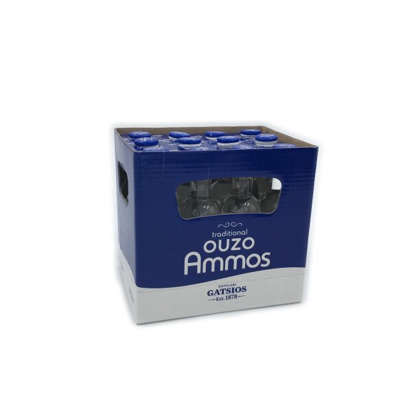 Ouzo Ammos Gatsios (12x50 ml) 37,5% Display