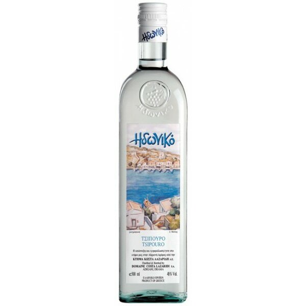 Tsipouro Idoniko  (700 ml) 40% ohne Anis