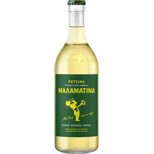 Malamatina Retsina (24x500ml) Weißwein