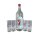 Ouzo 7 (2000 ml) 40% + 4 Original Gläser