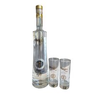 Ouzo 7  Gold Edition (1000 ml) 43%+ 2 Original Gläser