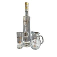 Ouzo 7  Gold Edition (1000 ml) 43% +Glas+Karafe