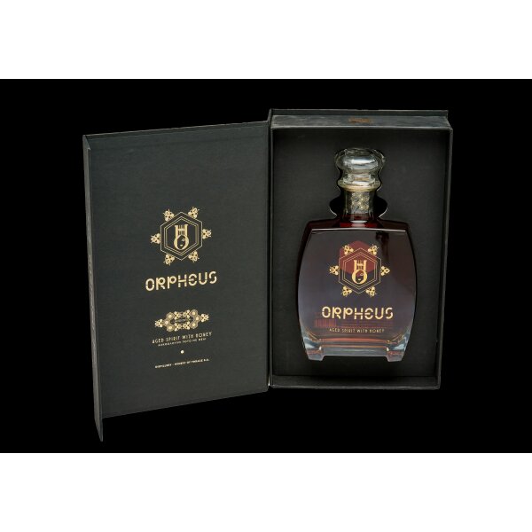 Tsipouro Orpheus Aged mit Honig (700 ml) 30% Geschenkbox